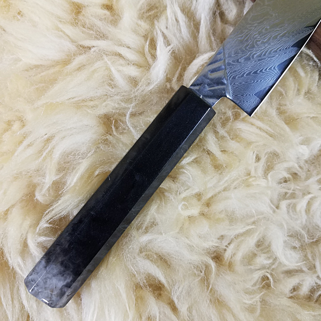 Dark Crystal II - 6in (150mm) Damascus Petty Culinary Knife