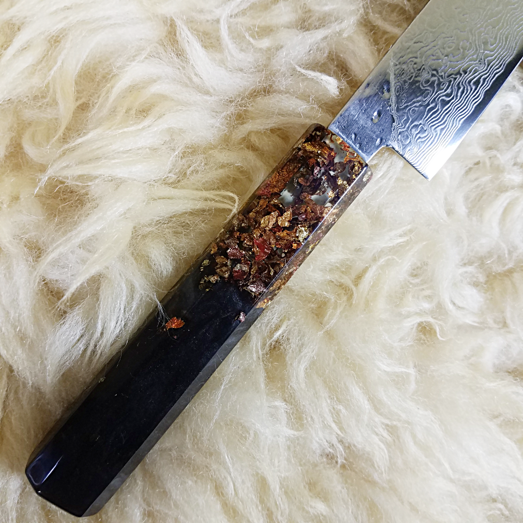 German Chocolate Cake - 6in (150mm) Damascus Petty Culinary Knife