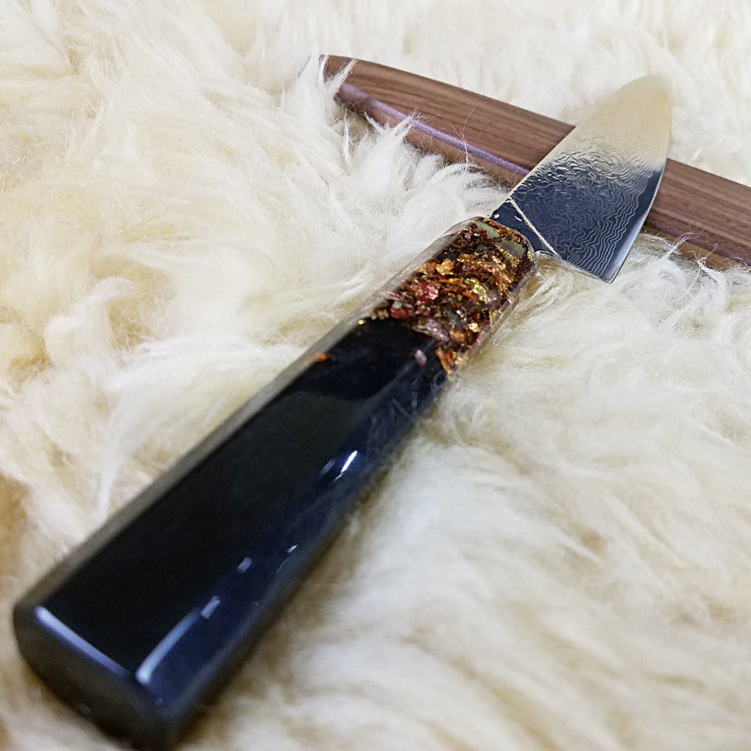 German Chocolate Cake - 6in (150mm) Damascus Petty Culinary Knife