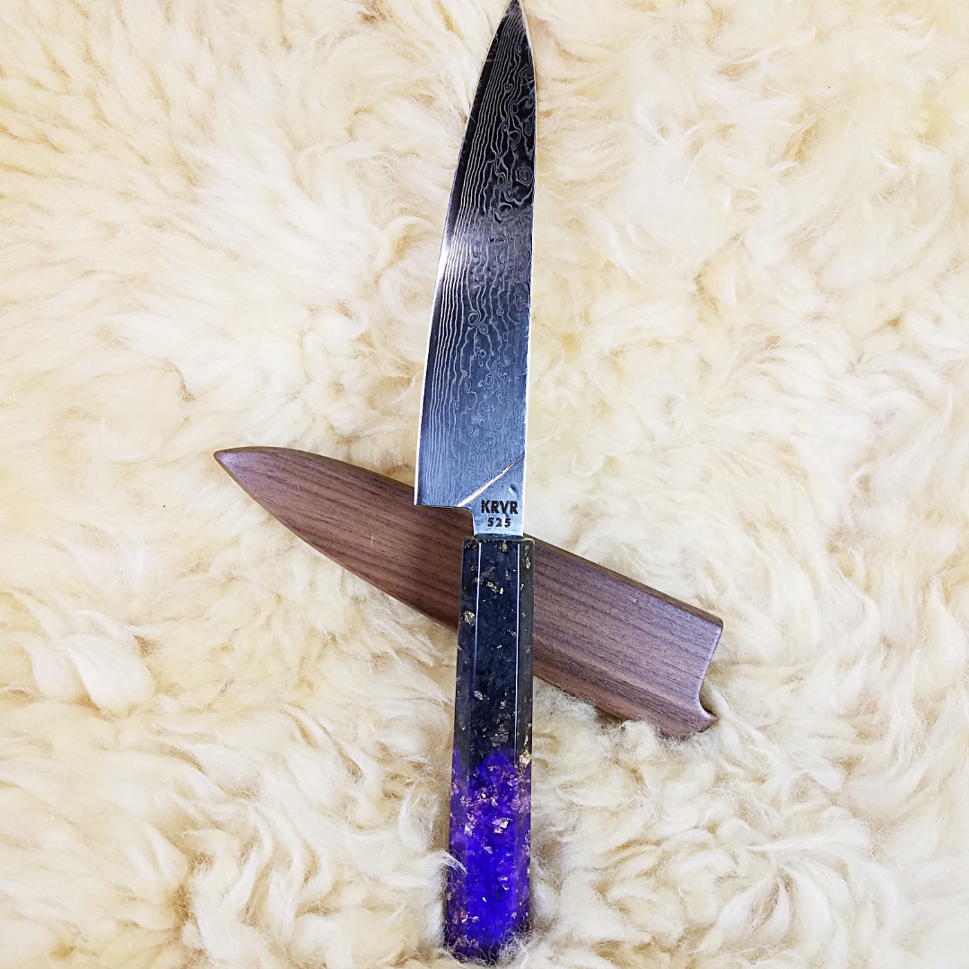Miss Fortune - 6in (150mm) Damascus Petty Culinary Knife