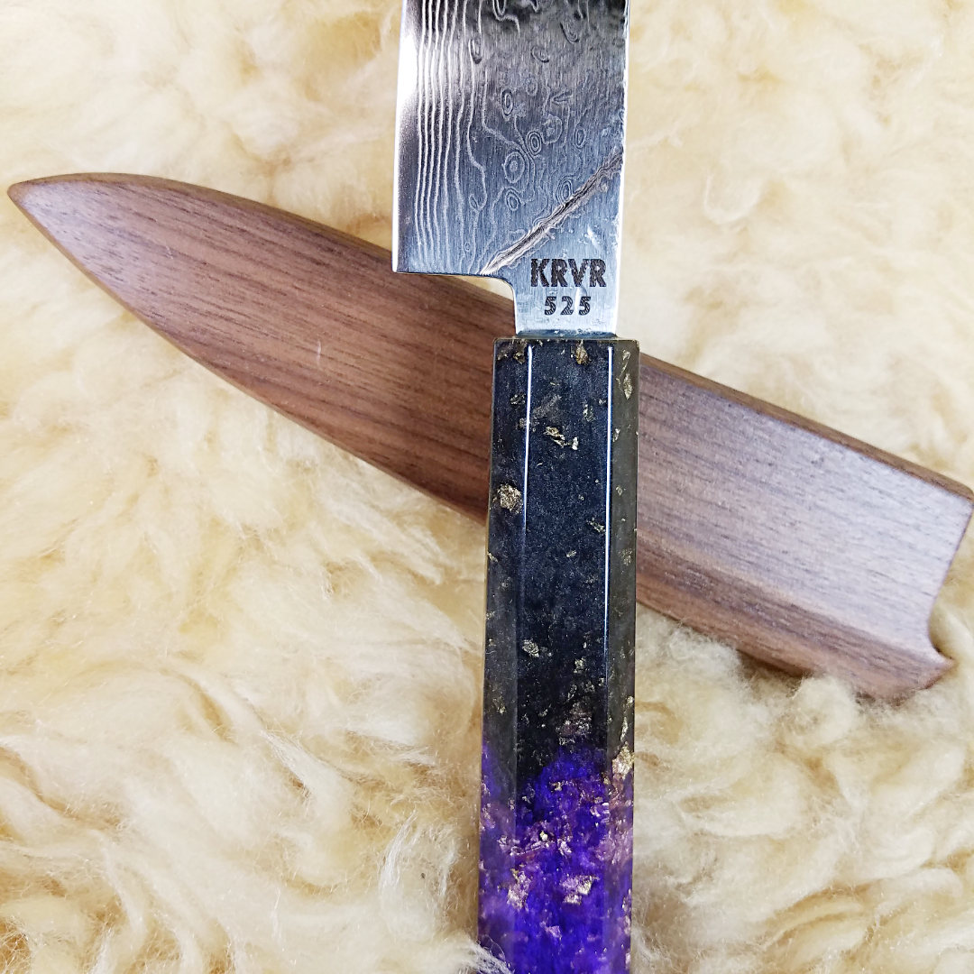 Miss Fortune - 6in (150mm) Damascus Petty Culinary Knife