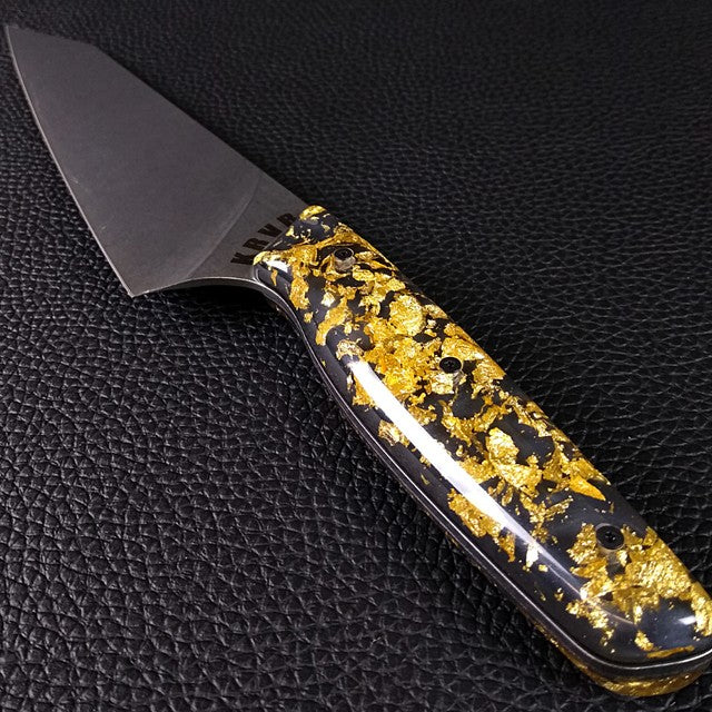 Midnight Gold Rush - 8in (203mm) Gyuto Chef Knife S35VN Stainless Steel