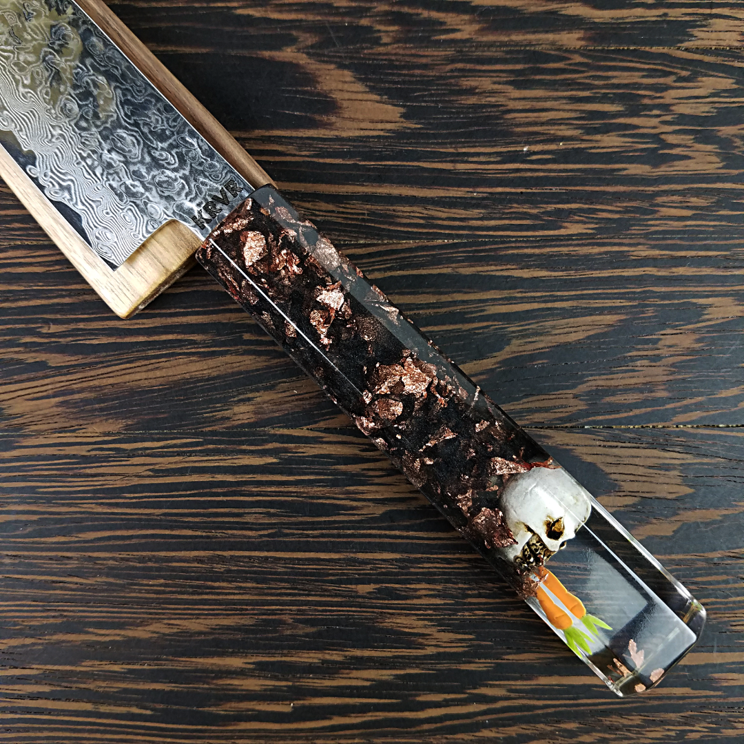 What&#39;s Up: Dark - 6in (150mm) Damascus Petty Culinary Knife