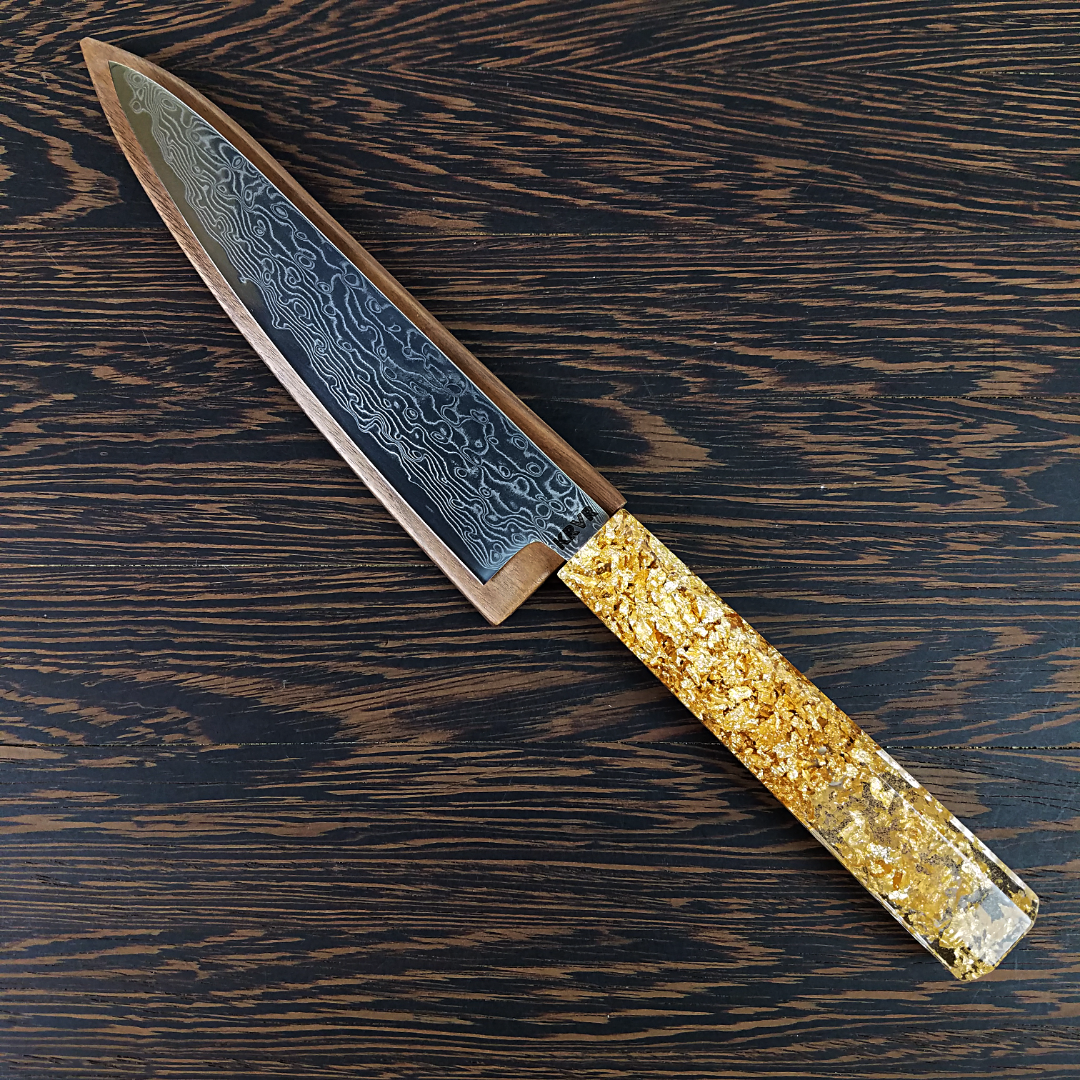 Goldschlager - 6in (150mm) Damascus Petty Culinary Knife