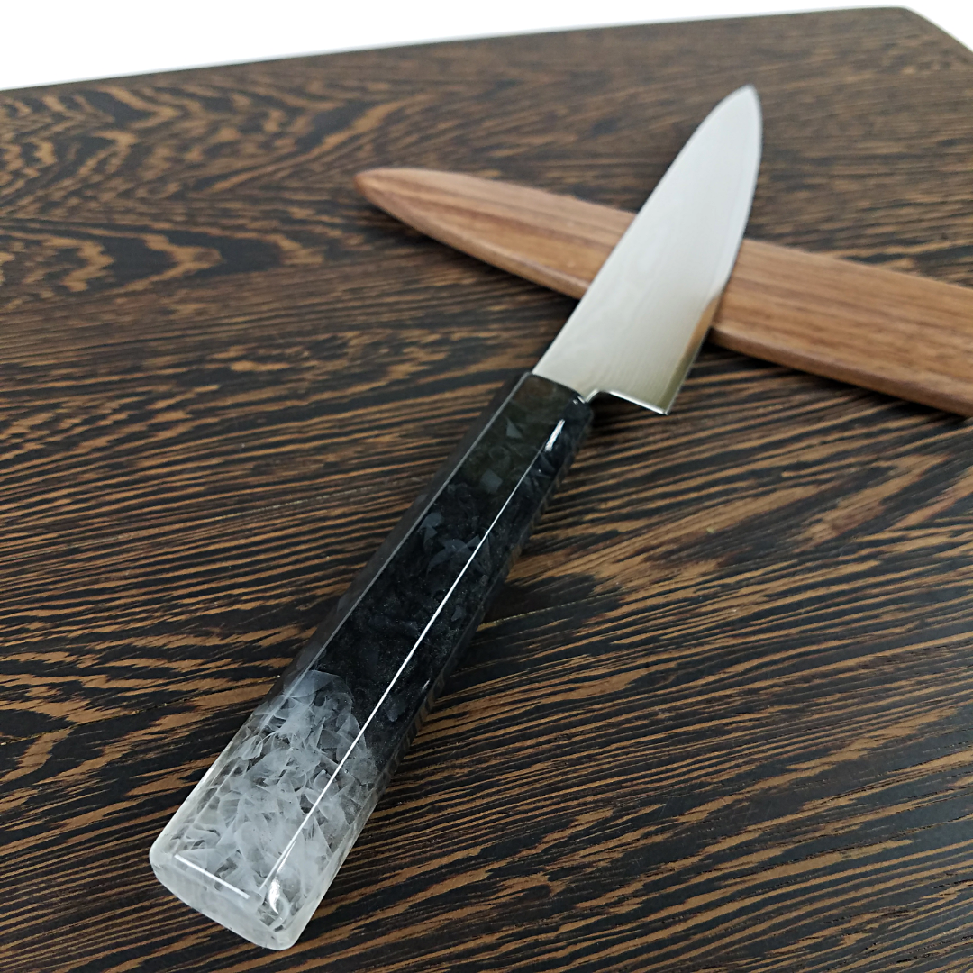 Dark Crystal - 6in (150mm) Damascus Petty Culinary Knife