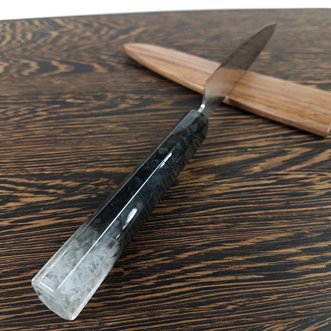 Dark Crystal - 6in (150mm) Damascus Petty Culinary Knife