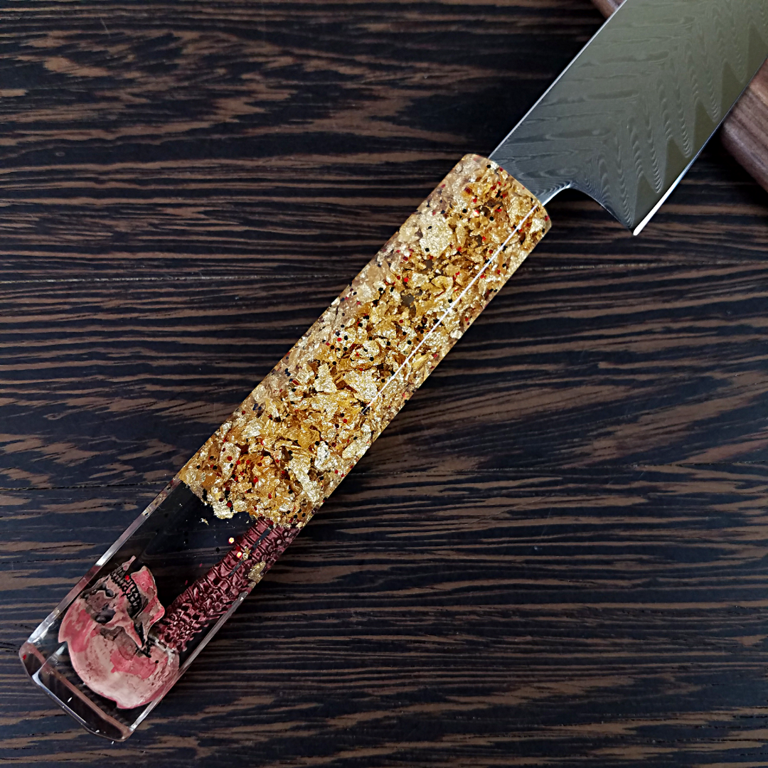 Road to Hell Dorado - 6in (150mm) Damascus Petty Culinary Knife