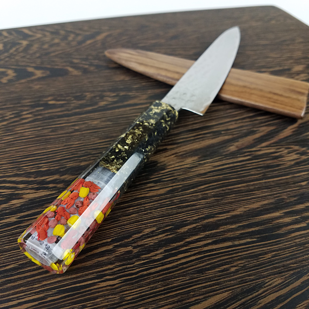 Crawfish Boil - 6in (150mm) Damascus Petty Culinary Knife