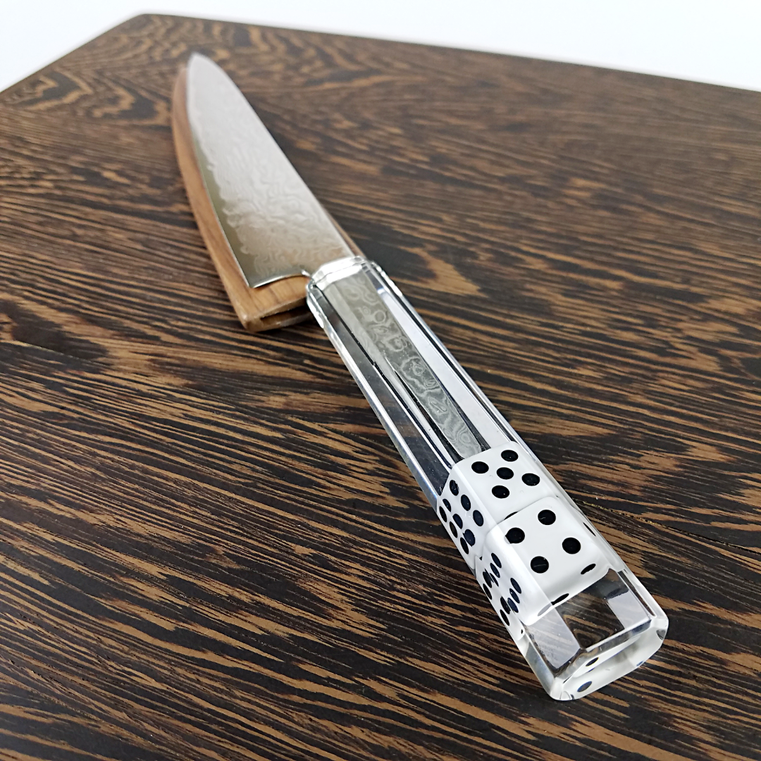 Slicin&#39; Dice - 6in (150mm) Damascus Petty Culinary Knife