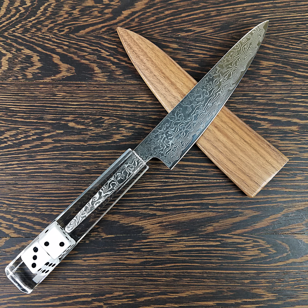 Slicin&#39; Dice - 6in (150mm) Damascus Petty Culinary Knife