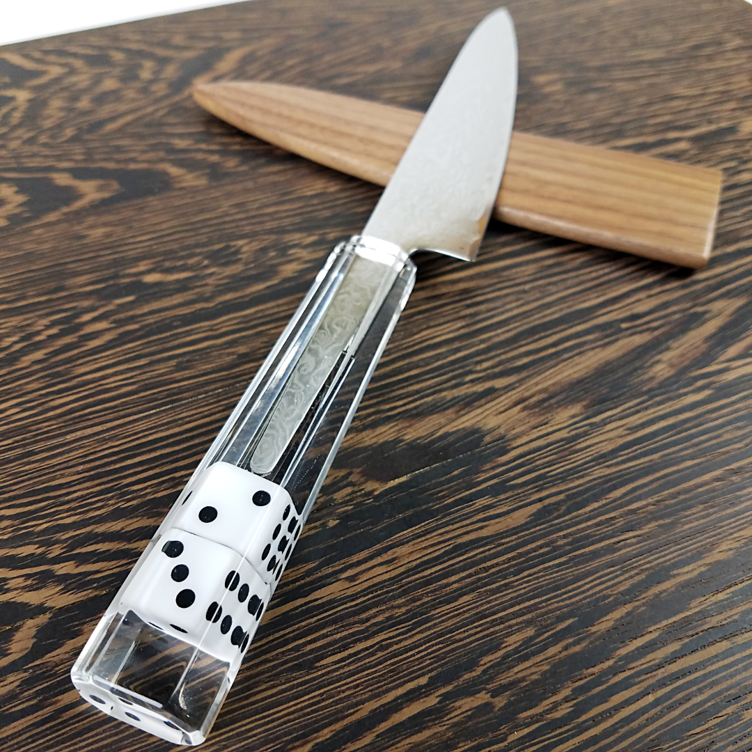 Slicin&#39; Dice - 6in (150mm) Damascus Petty Culinary Knife