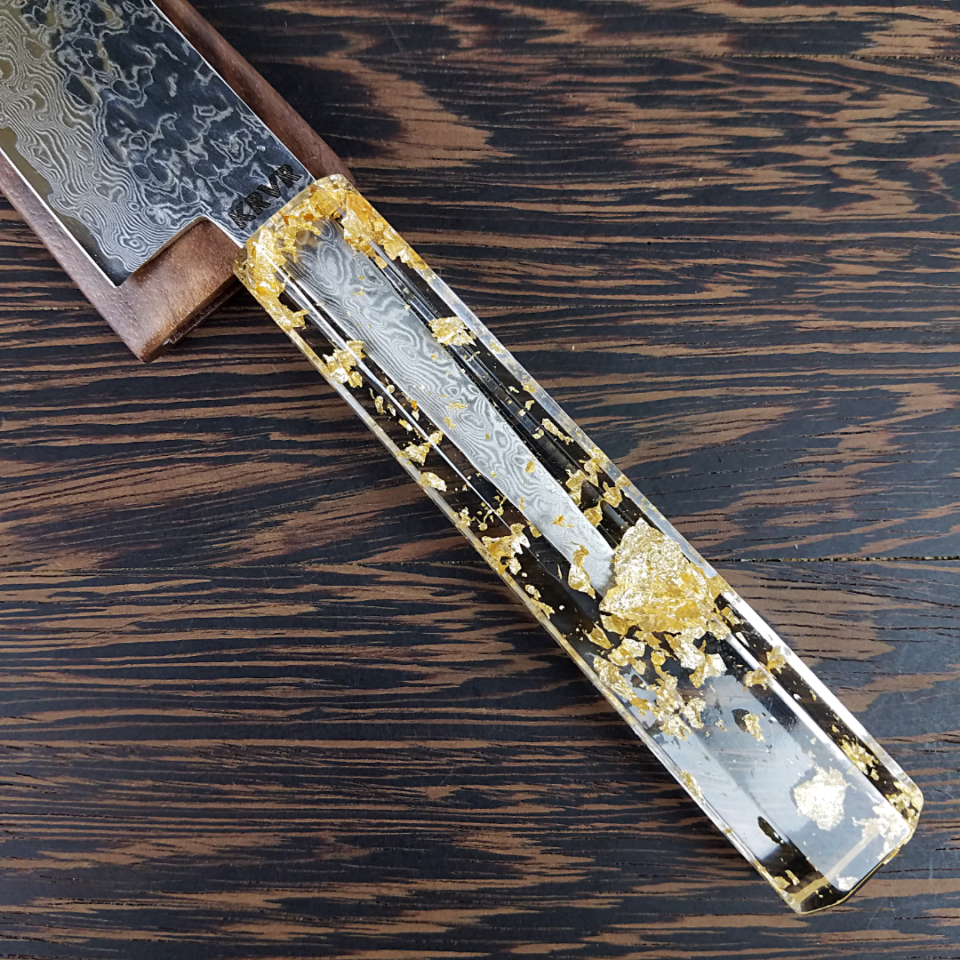 Gold Strike - 6in (150mm) Damascus Petty Culinary Knife