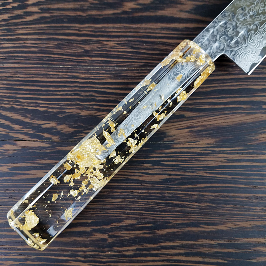 Gold Strike - 6in (150mm) Damascus Petty Culinary Knife