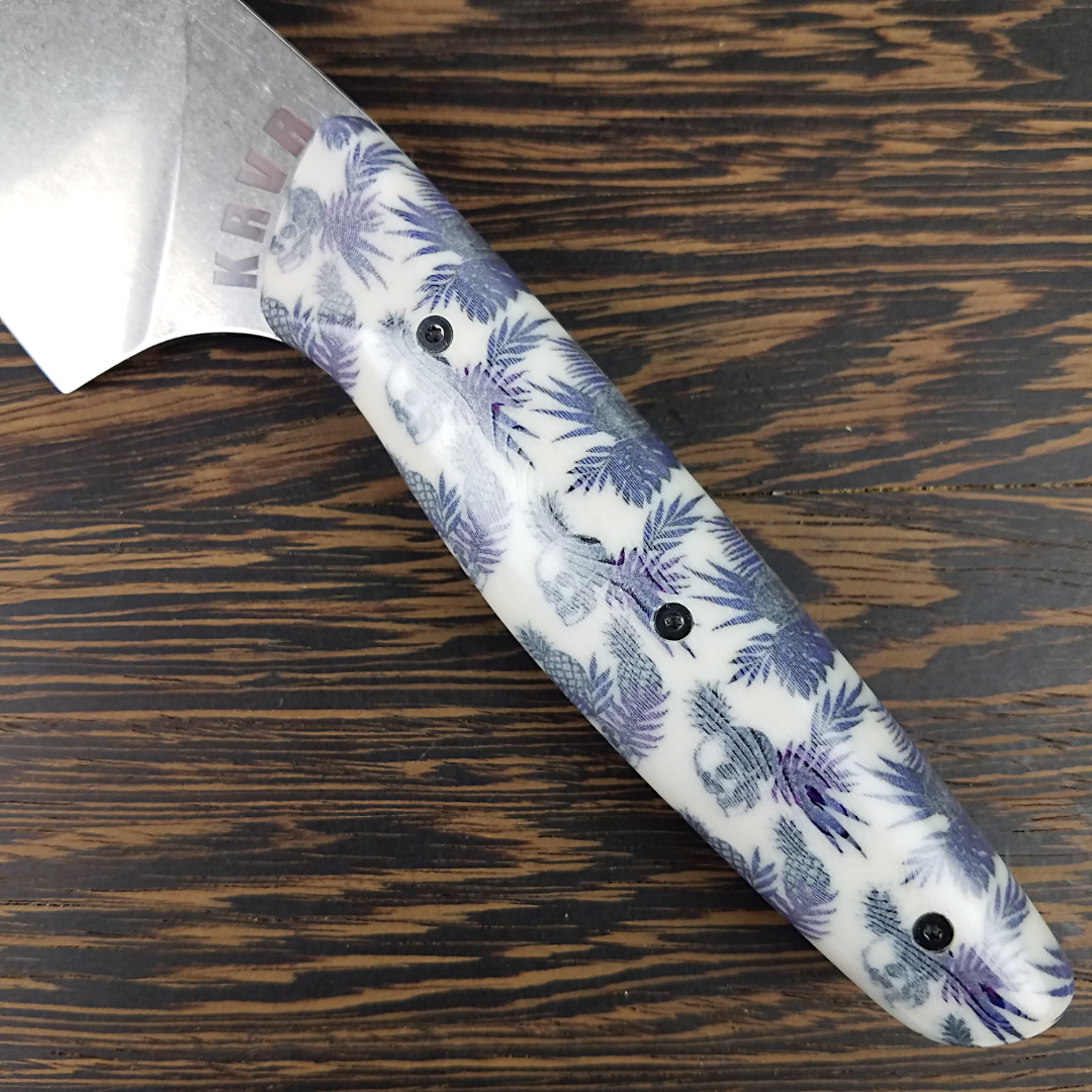 Scurvy Bombs - 8in (203mm) Gyuto Chef Knife S35VN Stainless Steel