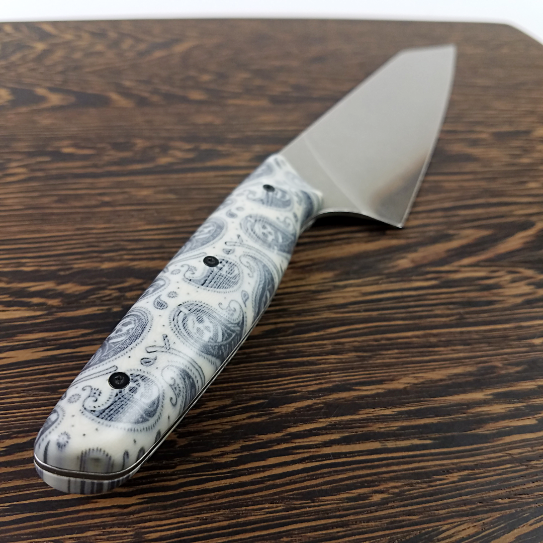 Paisley Malaise - 8in (203mm) Gyuto Chef Knife S35VN Stainless Steel