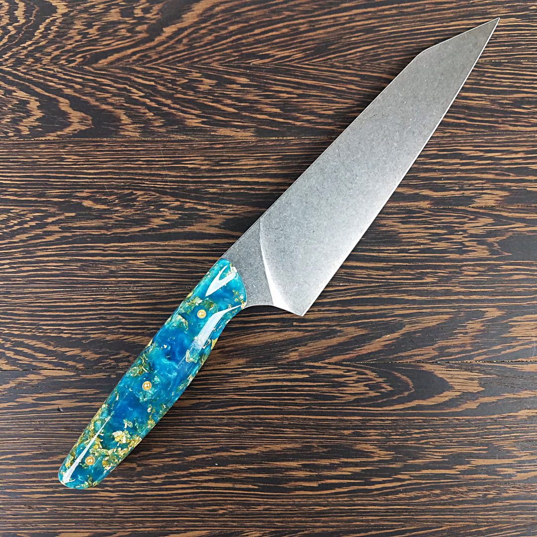 Mermaid&#39;s Hoard - 8in (203mm) Gyuto Chef Knife S35VN Stainless Steel