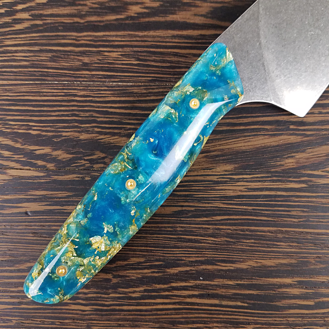 Mermaid&#39;s Hoard - 8in (203mm) Gyuto Chef Knife S35VN Stainless Steel