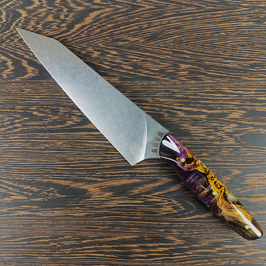 Excaliburl - 8in (203mm) Gyuto Chef Knife S35VN Stainless Steel