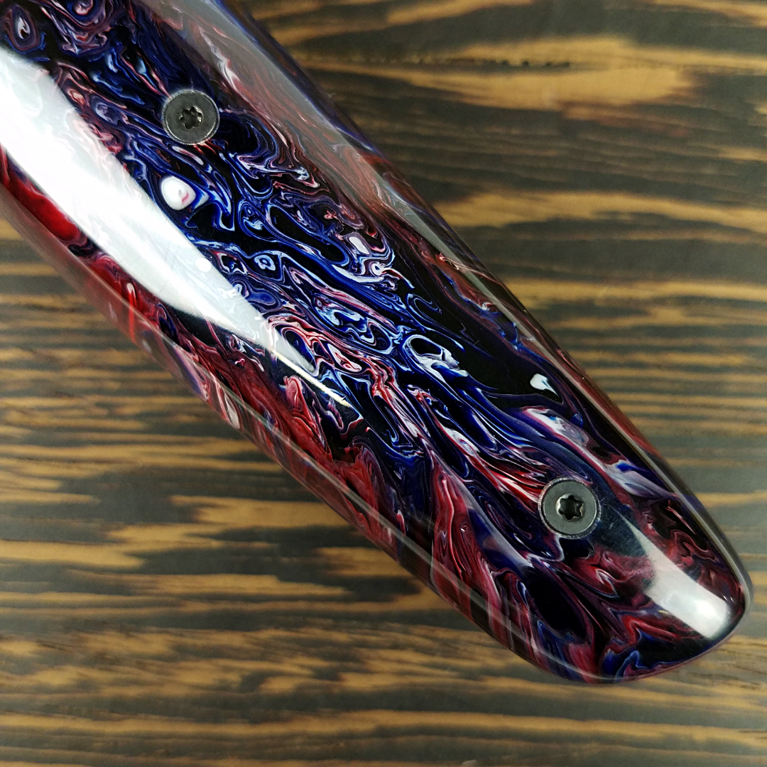 Genesis &amp; Glory - 10in (254mm) Damascus Gyuto - Raindrop - Smooth Handle