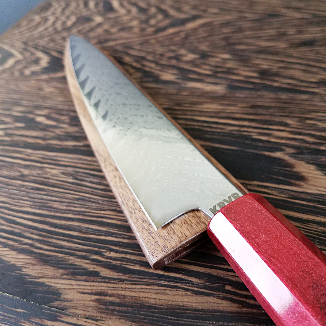 Jurassic Sharp - 6in (150mm) Damascus Petty Culinary Knife