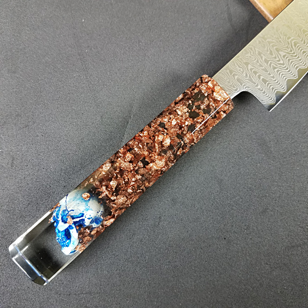 Dread the Reaper - 6in (150mm) Damascus Petty Culinary Knife