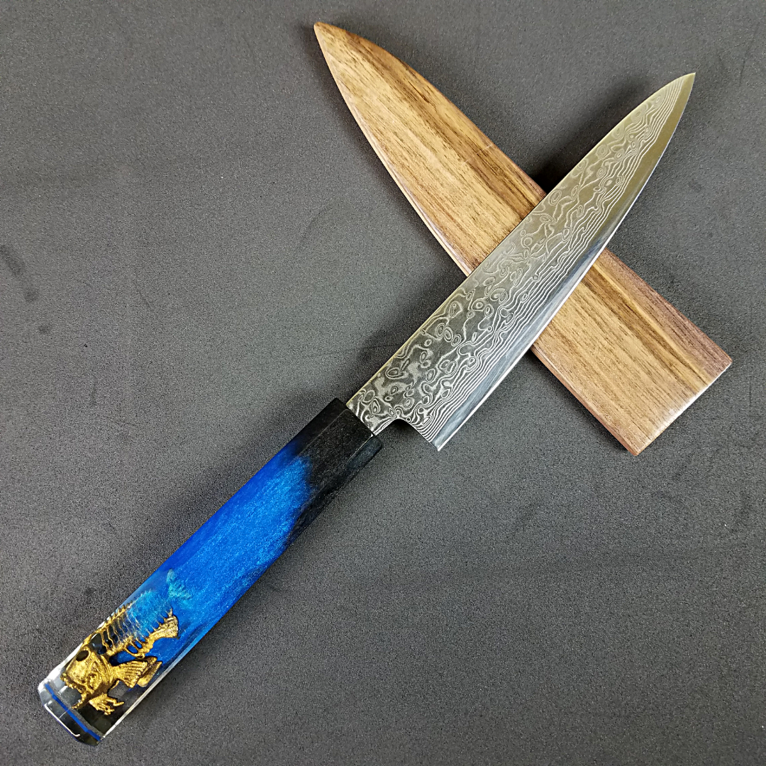 Goldfish - 6in (150mm) Damascus Petty Culinary Knife