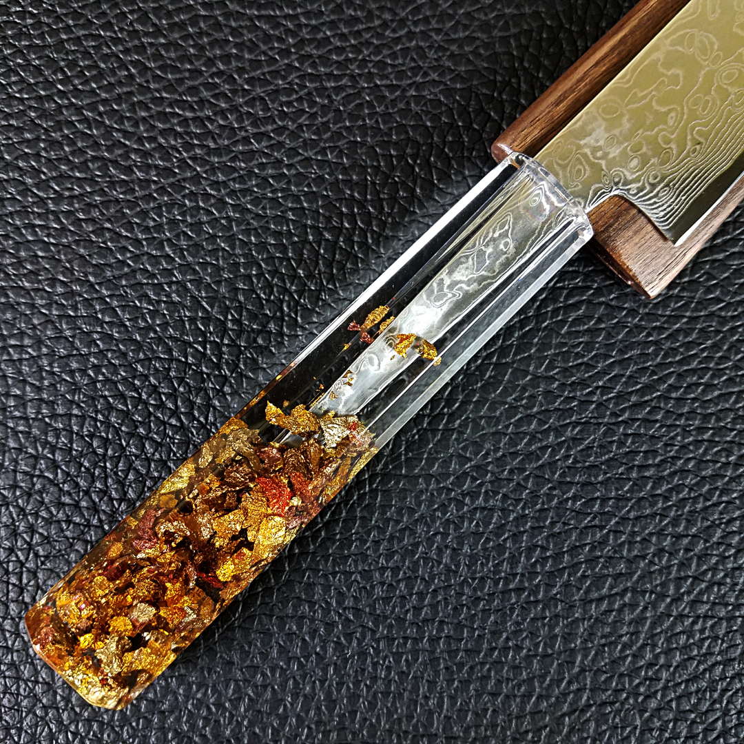 Maple Crust - 6in (150mm) Damascus Petty Culinary Knife