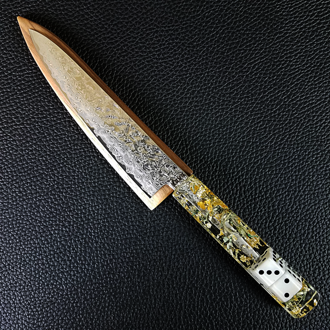 Casino Royale - 6in (150mm) Damascus Petty Culinary Knife