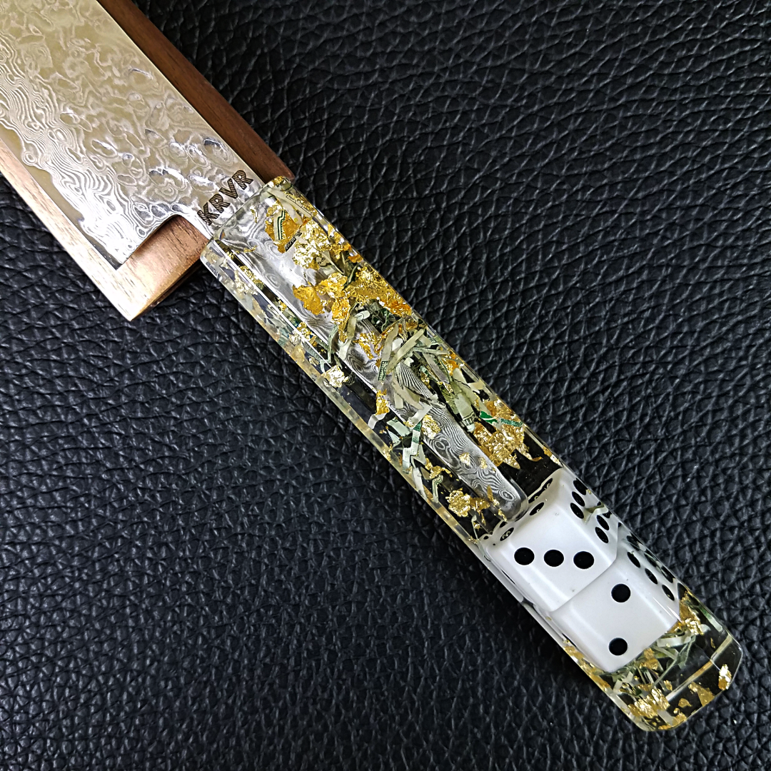 Casino Royale - 6in (150mm) Damascus Petty Culinary Knife