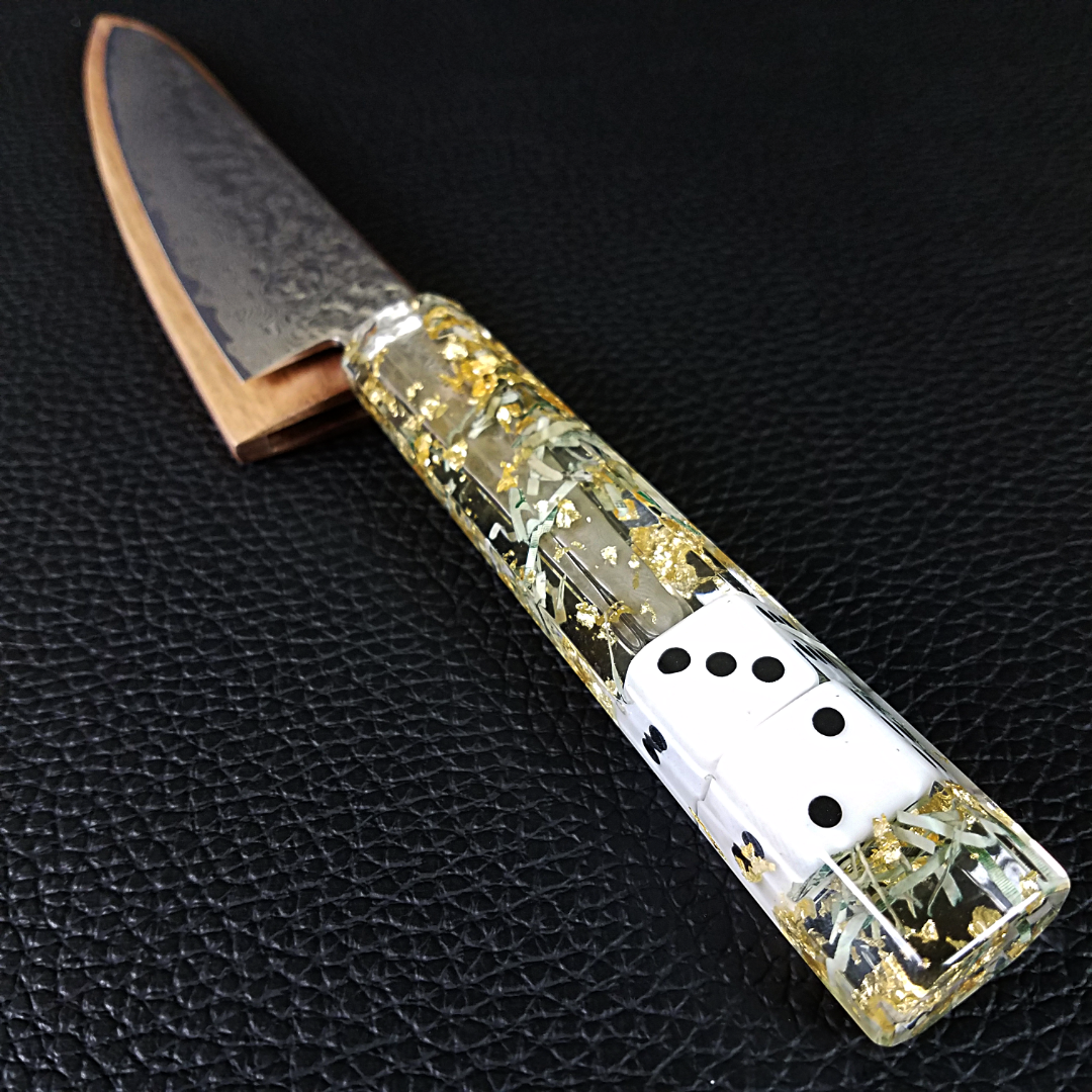 Casino Royale - 6in (150mm) Damascus Petty Culinary Knife