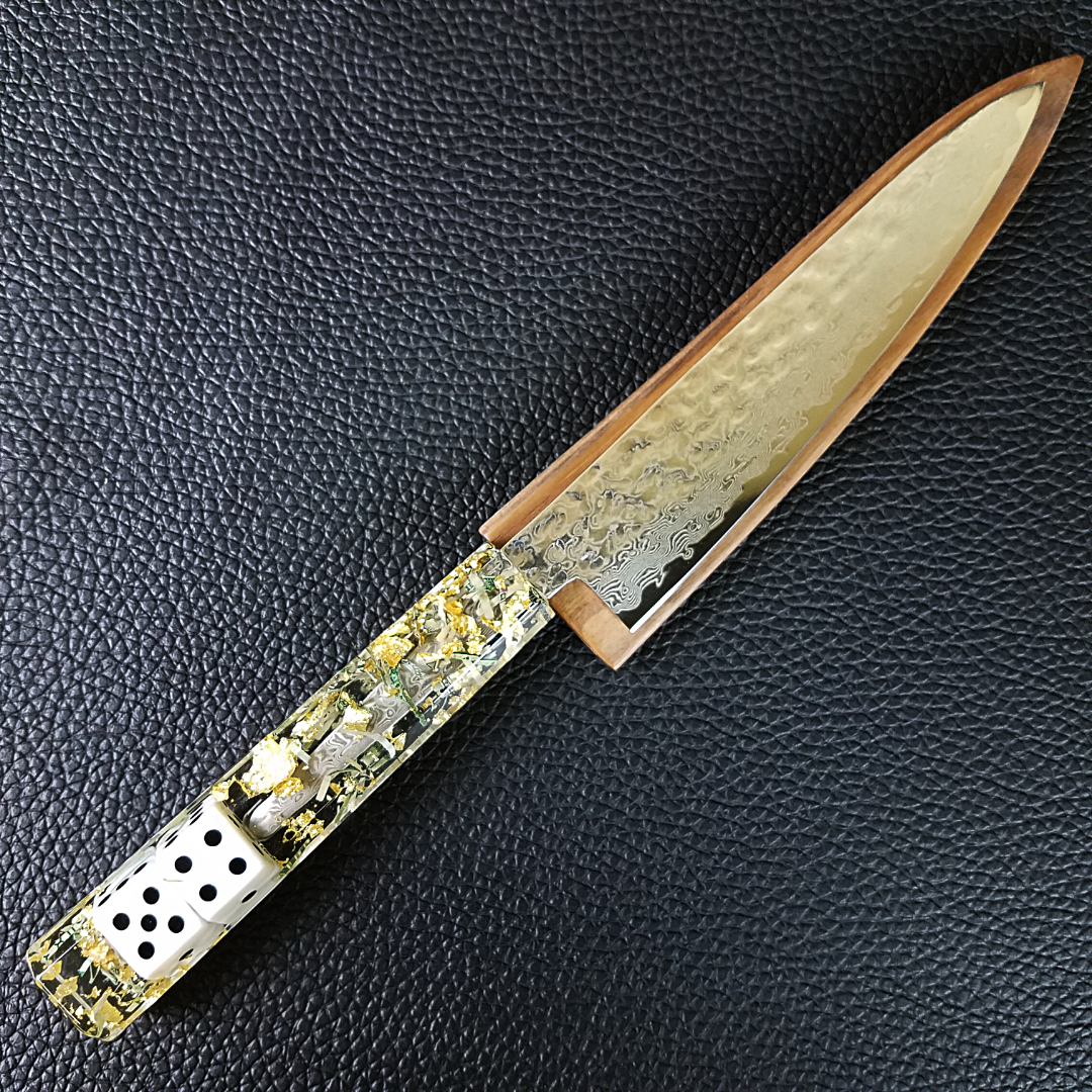 Casino Royale - 6in (150mm) Damascus Petty Culinary Knife