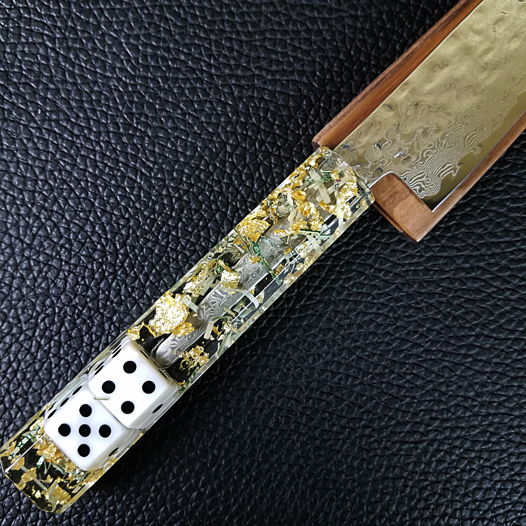 Casino Royale - 6in (150mm) Damascus Petty Culinary Knife