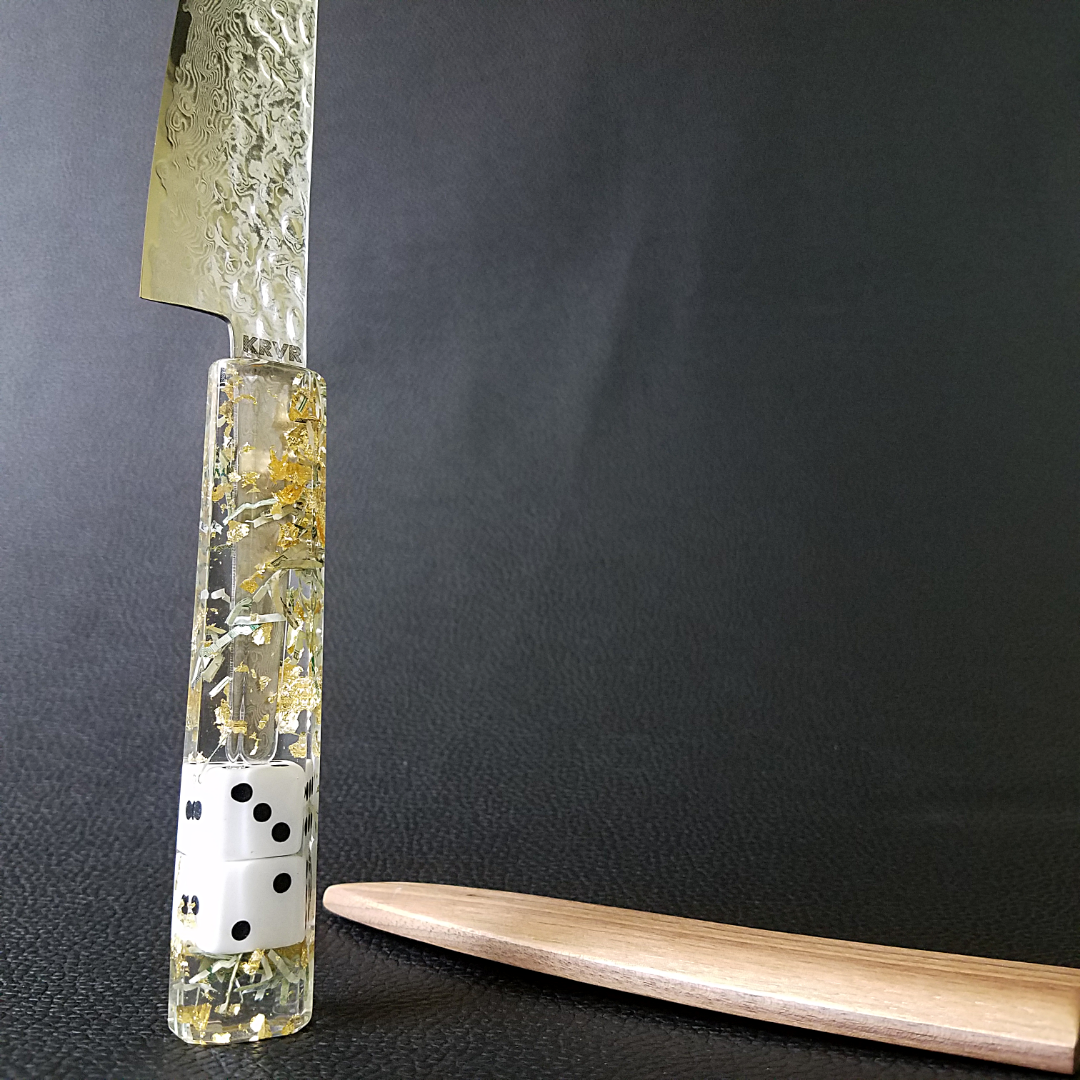 Casino Royale - 6in (150mm) Damascus Petty Culinary Knife