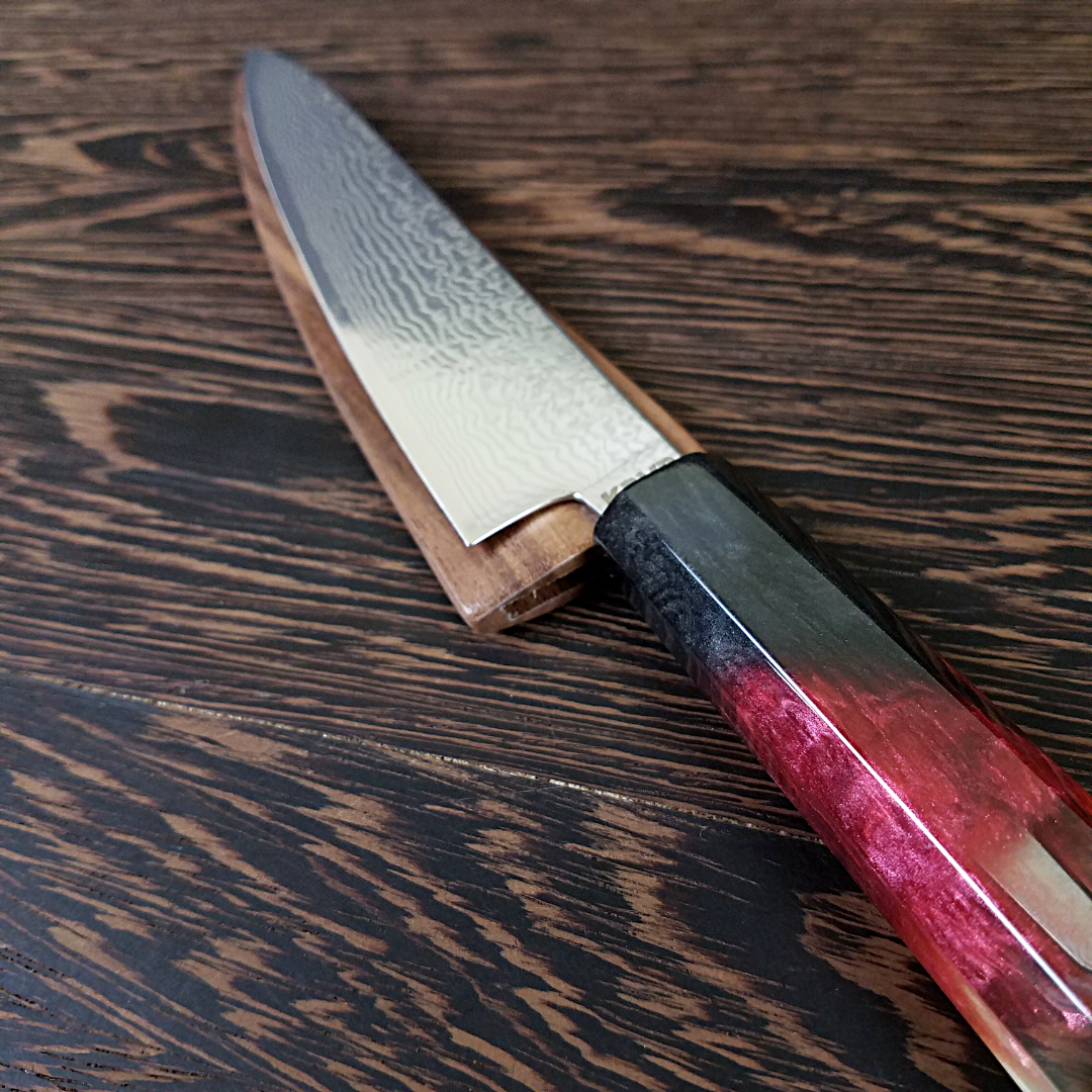 McFossil Fuel - 6in (150mm) Damascus Petty Culinary Knife