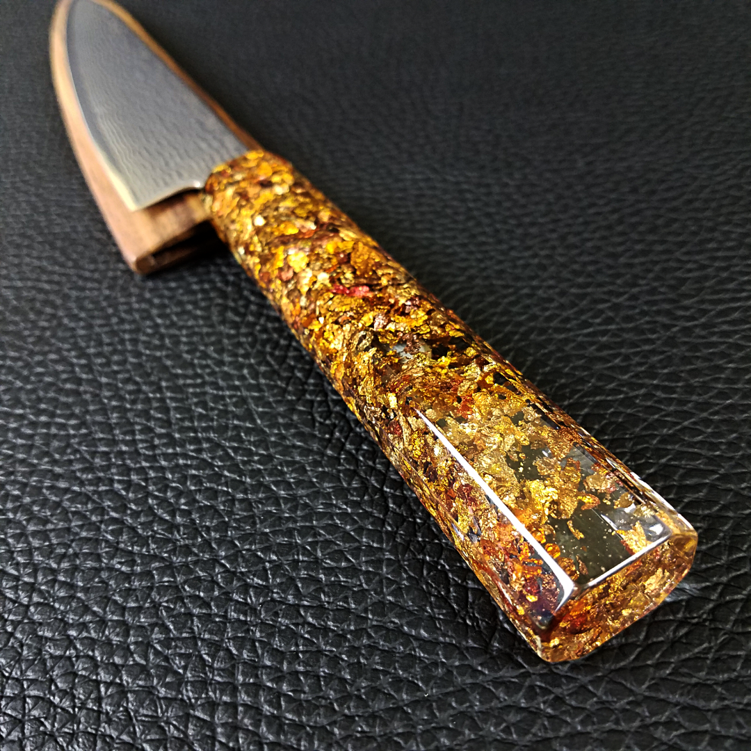 Maple Beams - 6in (150mm) Damascus Petty Culinary Knife