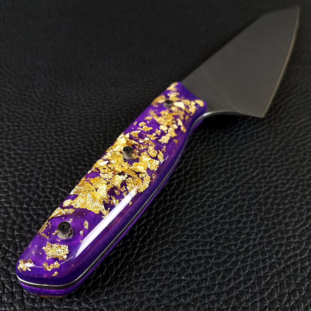 Indi-Gold - 8in (203mm) Gyuto Chef Knife S35VN Stainless Steel