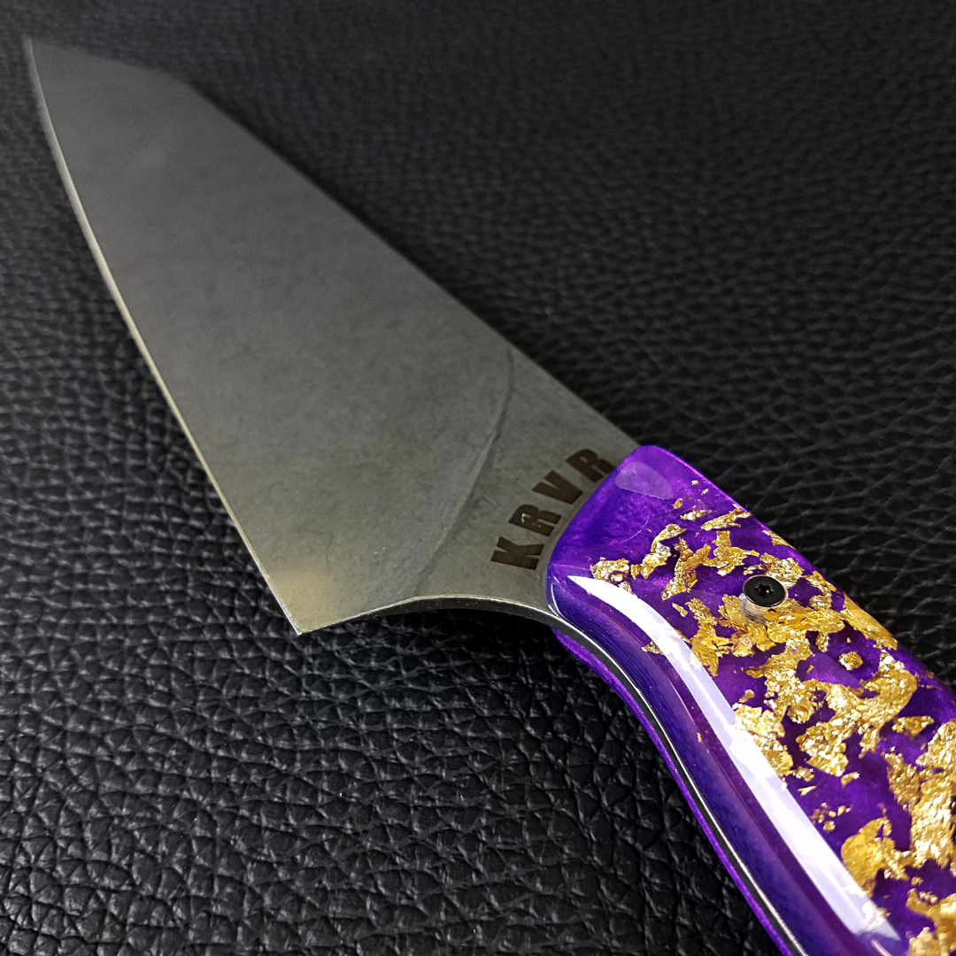 Indi-Gold - 8in (203mm) Gyuto Chef Knife S35VN Stainless Steel