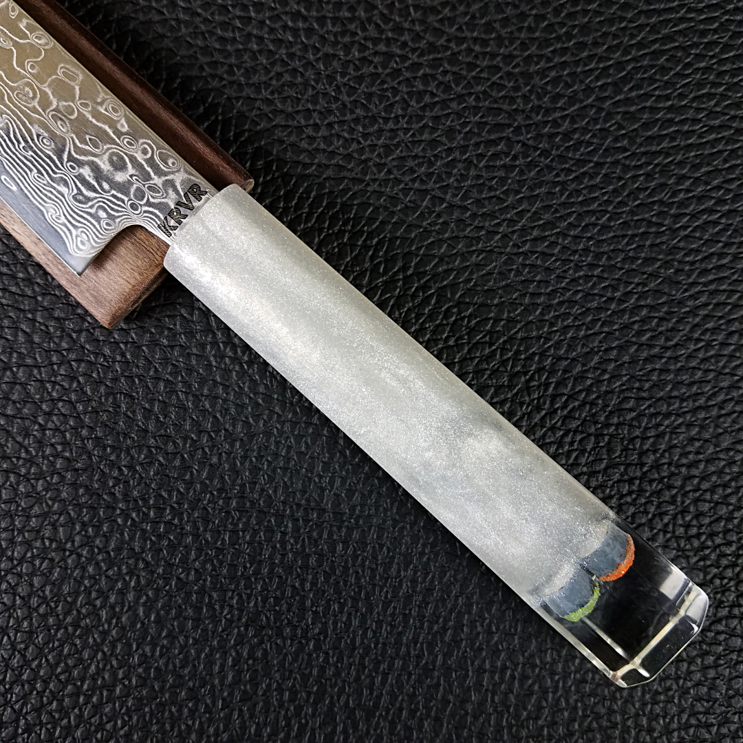 Frosty Rolls - 6in (150mm) Damascus Petty Culinary Knife