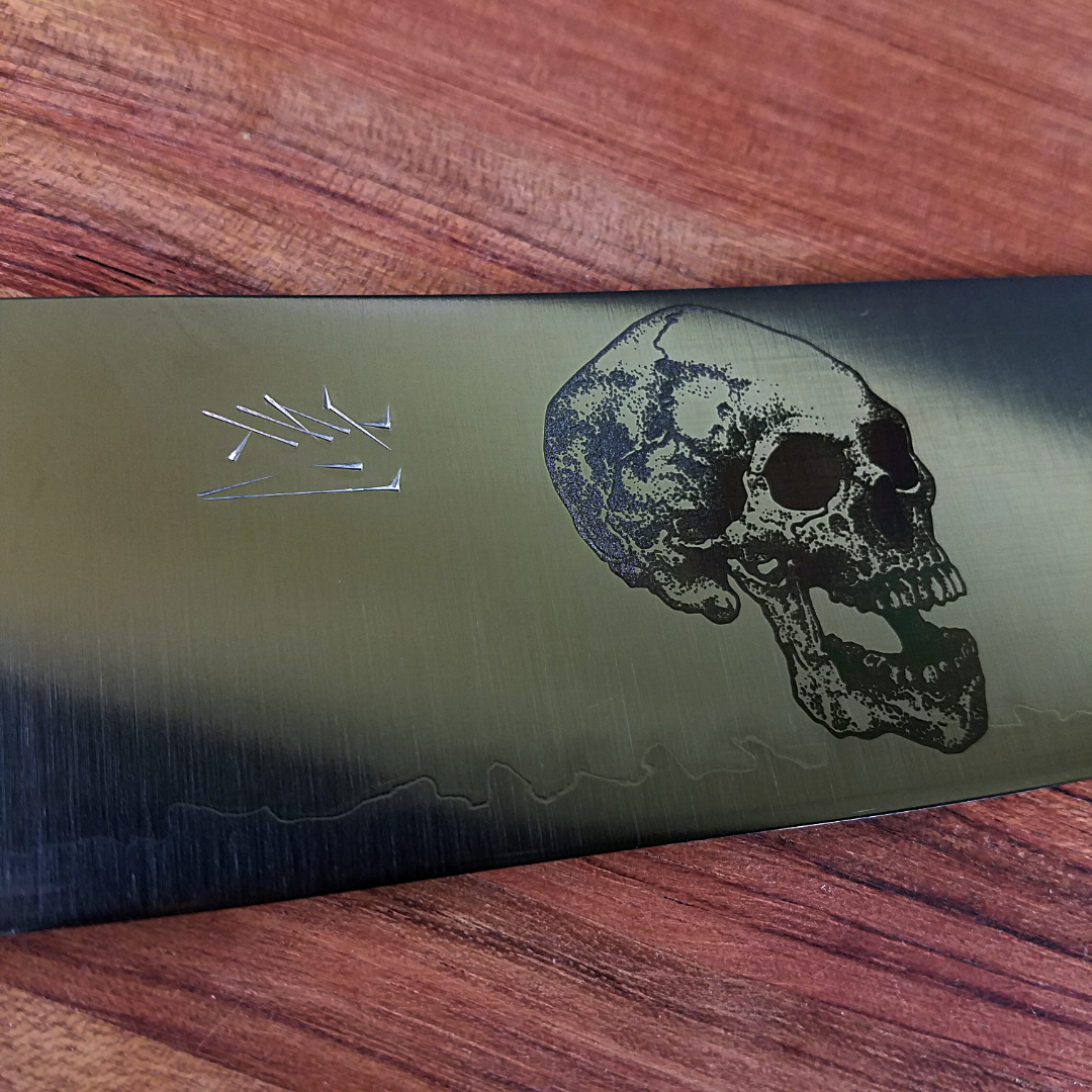 Zugaikotsu - 165mm San Mai Nakiri with Aogami Super Carbon Steel Core