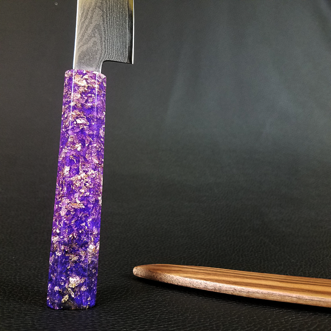 Fade 2 Black - 6in (150mm) Damascus Petty Culinary Knife