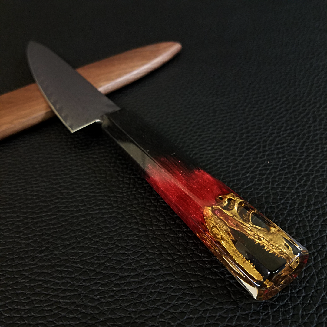 Raptor Gold - 6in (150mm) Damascus Petty Culinary Knife