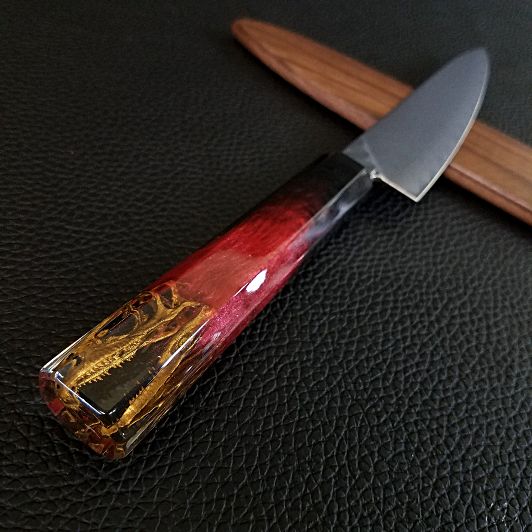 Raptor Gold - 6in (150mm) Damascus Petty Culinary Knife