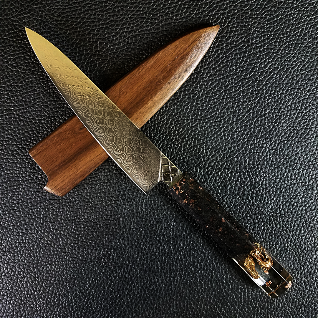 Clever Girl - 6in (150mm) Damascus Petty Culinary Knife