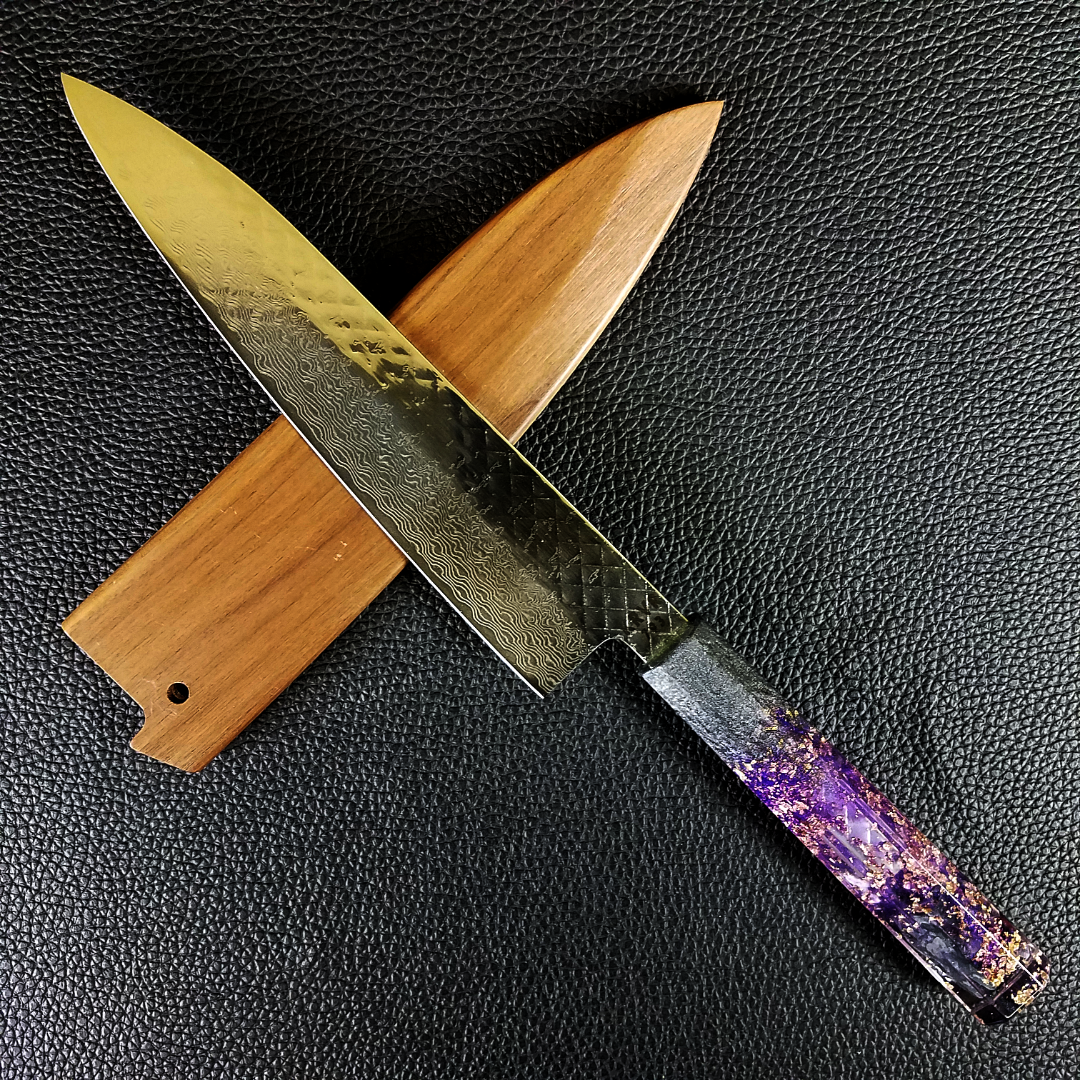 Black Barney - 210mm (8.25in) Damascus Gyuto Chef Knife