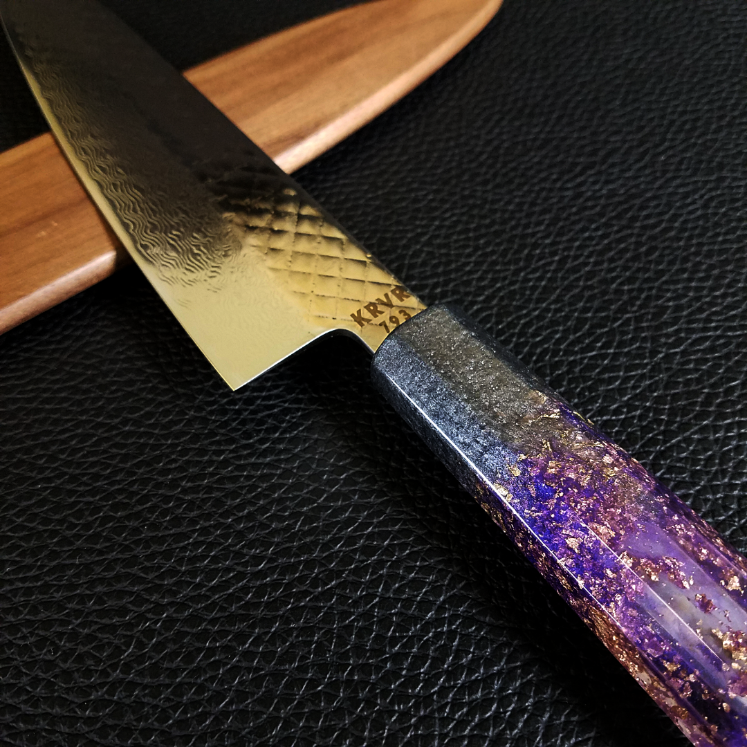 Black Barney - 210mm (8.25in) Damascus Gyuto Chef Knife