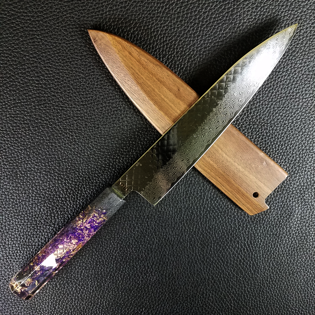 Black Barney - 210mm (8.25in) Damascus Gyuto Chef Knife