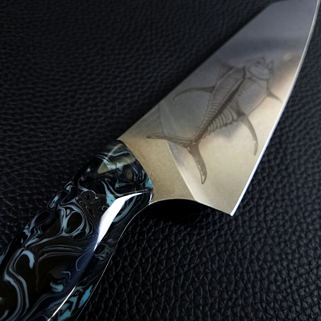 Siren&#39;s Song - 8in (203mm) Gyuto Chef Knife S35VN Stainless Steel