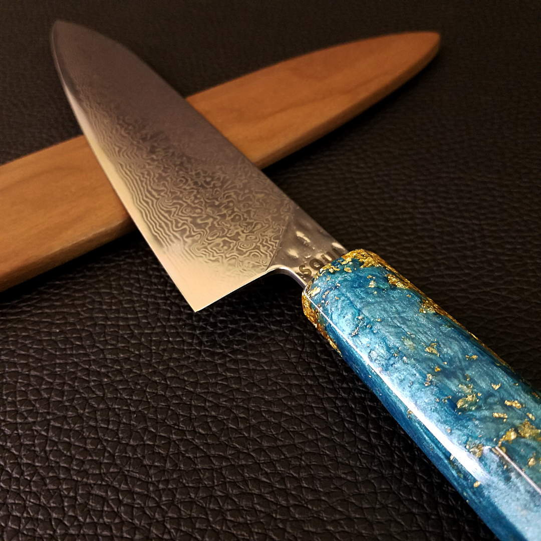 Eau de Rose - 210mm (8.25in) Damascus Gyuto Chef Knife