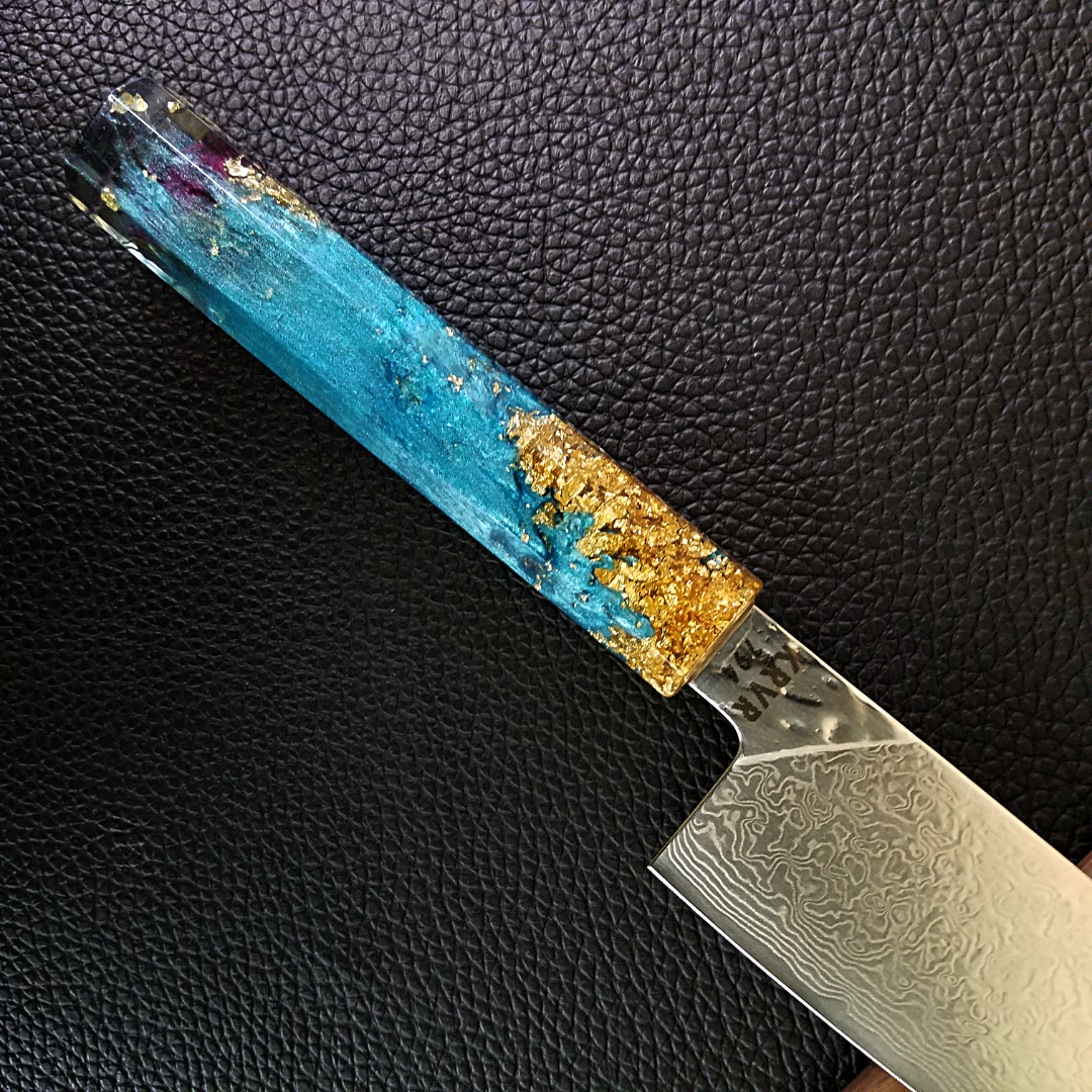 Eau de Rose - 210mm (8.25in) Damascus Gyuto Chef Knife