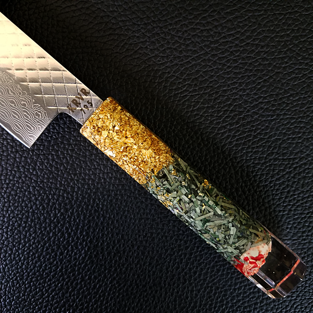 Money Heist - 210mm (8.25in) Damascus Gyuto Chef Knife